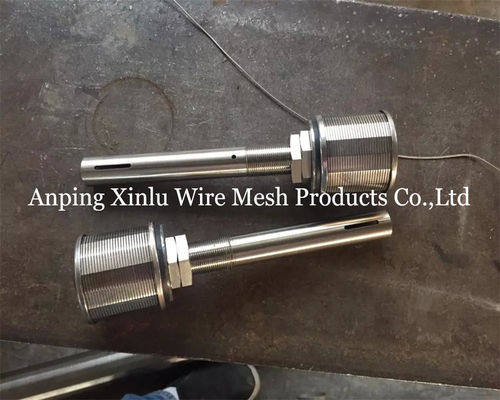 2 Ton Long Neck SS316L Johnson Wire Wrapped Screen Nozzle com NPT rosquearam