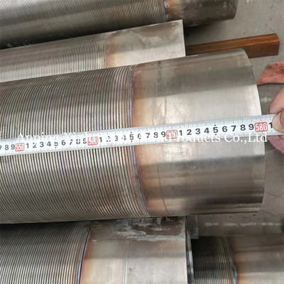 Tubo de tela envolto em fio durável com conexão final BSP e tamanho de fenda 0,05 mm - 10,0 mm