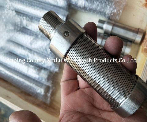 Tela de fio de aço inoxidável de Electropolished V do filtro em caixa da vela diâmetro de 25 - de 108mm