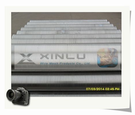 Tubulação de aço inoxidável de Johnson 316 resistentes da tubulação da tela de fio da oxidação V de 12 toneladas