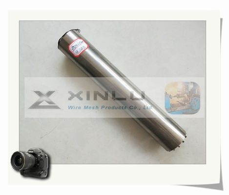 Tubo de aço entalhado contínuo da anti oxidação de Johnson Wedge Wire Screen Pipe