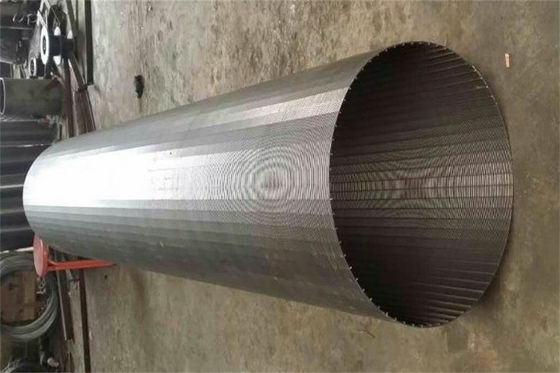 comprimento contínuo AISI 316 Johnson Well Screen da tela 4m do entalhe de 0.1mm