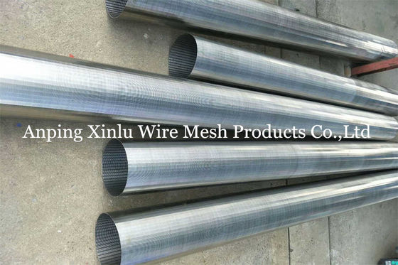 o comprimento SS de 6m classifica a galeria de 304 Vee Wire Screen Pipe Infiltration na entrada bem