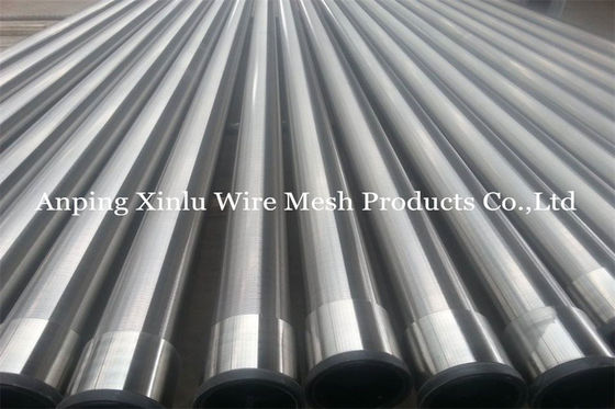 entalhe de aço inoxidável 0,040 de 10ft 304 Johnson Wedge Wire Screen Tubes