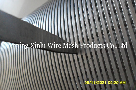 Tubulação da tela de Johnson Wedge Wire Continuous Slot para a água subterrânea