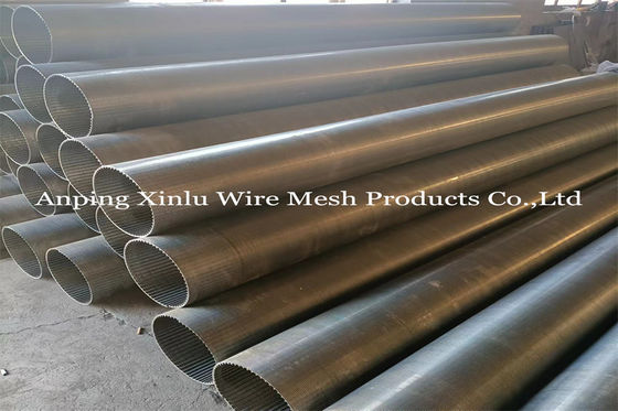 Johnson Wrapped Wire Welded Screen não de obstrução conduz o entalhe dado forma V contínuo