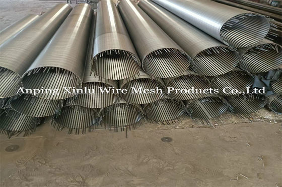 Johnson Wrapped Wire Welded Screen não de obstrução conduz o entalhe dado forma V contínuo