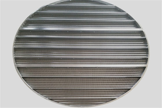 Tipo comum grades do entalhe 0.5mm do diâmetro 1250mm X do apoio do fio da cunha para Ion Exchangers