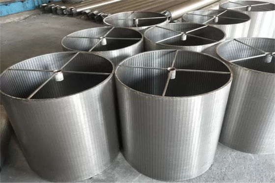 O reverso coze o fio giratório nivelado OD450 cilíndrico x 500mm da cunha do cilindro da tela