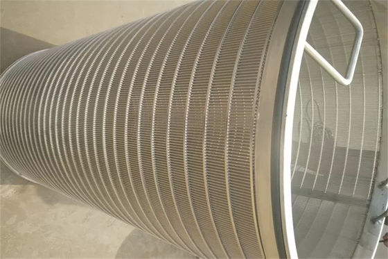 O reverso coze o fio giratório nivelado OD450 cilíndrico x 500mm da cunha do cilindro da tela