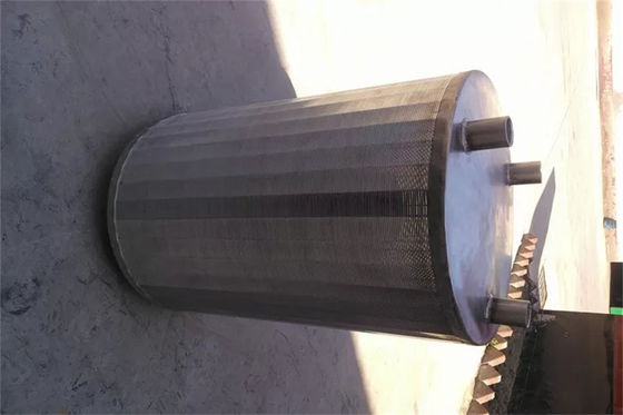 O reverso coze o fio giratório nivelado OD450 cilíndrico x 500mm da cunha do cilindro da tela