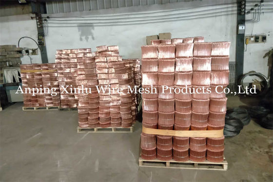 Oxidação dobro revestida do peso do comprimento 2.48kg do fio 200mm do laço da barra do emperramento do laço/pacote &amp; resistente à corrosão de cobre