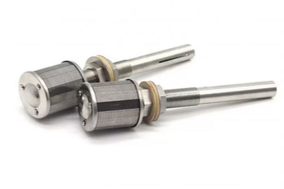 Fio de aço inoxidável Johnson Screen Nozzle da cunha do pescoço longo padrão para o sistema da troca iônica da água