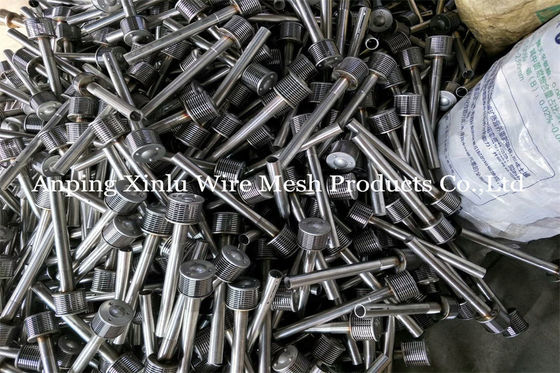 Fio de aço inoxidável Johnson Screen Nozzle da cunha do pescoço longo padrão para o sistema da troca iônica da água