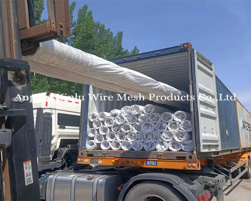 Tubo padrão de tela de fio de cunha para gás petrolífero com fio de suporte de 3x6 mm e construção ECW