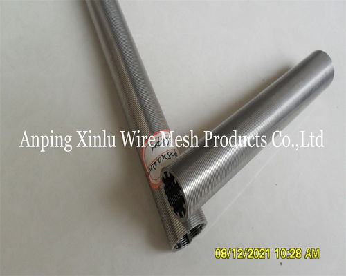 Aço inoxidável304 Johnson Vee Wire Screen Pipe 1-20 polegadas em forma de cunha para a indústria do petróleo