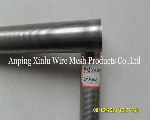 Aço inoxidável304 Johnson Vee Wire Screen Pipe 1-20 polegadas em forma de cunha para a indústria do petróleo