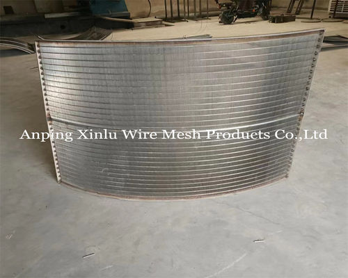 SS 321 Wedge Wire Johnson tipo Sieve Bends Edge Soldado 1.5X20mm Support Bar