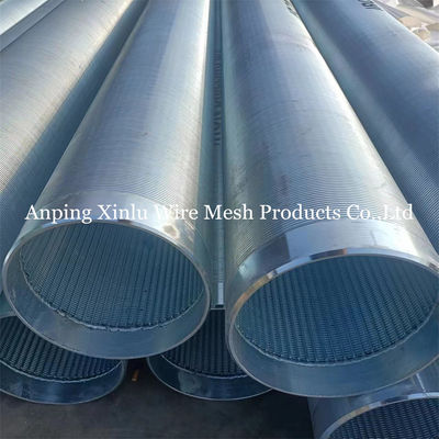 8-5/8&quot; 10-3/4&quot; Arame de aço de baixo carbono Q195 ou Q235 Galvanizado Tubo de filtro de poço de água 8-40kg/m2