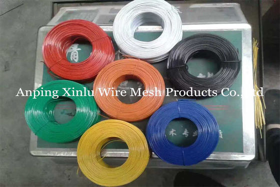 Double Loop Tie Wire - Vermelho - 500pcs por pacote, Galvanizado Loop Tie Wire para Supermercado Family Courtyard vedação de ligação