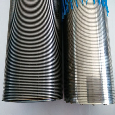 Diâmetro de tubo de tela de Johnson de 316L redondo puro para tratamento de filtro de suco e cerveja
