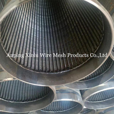 Baixo carbono Galvanizado V Wire Enrolado Johnson Screen Pipe Φ5.5mm Rodas redondas de suporte Q235 Professional