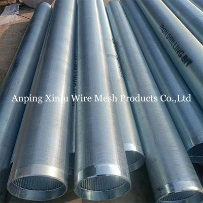 Baixo carbono Galvanizado V Wire Enrolado Johnson Screen Pipe Φ5.5mm Rodas redondas de suporte Q235 Professional