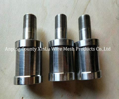 Partes de torno de aço inoxidável Johnson Screen Nozzle Filtro de água bicos com 1.8x2.5mm fio de suporte