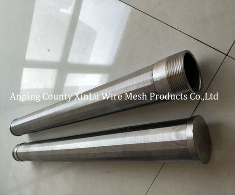 Tela de fio de aço inoxidável de Electropolished V do filtro em caixa da vela diâmetro de 25 - de 108mm