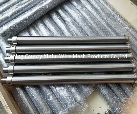 Tela de fio de aço inoxidável de Electropolished V do filtro em caixa da vela diâmetro de 25 - de 108mm