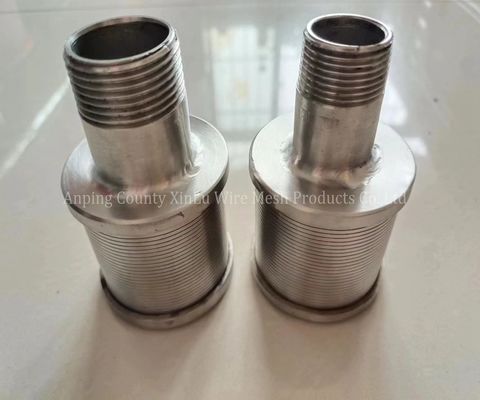 Fácil Instalação Hastelloy C Wire Wrapped Screen Nozzle para duplex de aço inoxidável 2205 Johnson Filter Nozzle