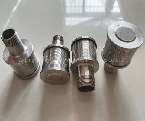 Fácil Instalação Hastelloy C Wire Wrapped Screen Nozzle para duplex de aço inoxidável 2205 Johnson Filter Nozzle