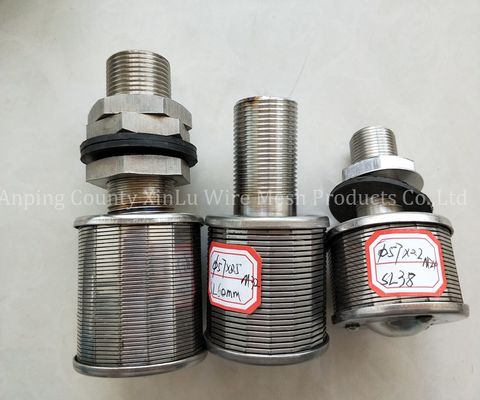 Fácil Instalação Hastelloy C Wire Wrapped Screen Nozzle para duplex de aço inoxidável 2205 Johnson Filter Nozzle