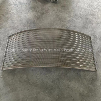 Anti tela do tratamento de águas residuais do arco da oxidação tela de fio de aço inoxidável da cunha de 150 mícrons