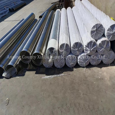 Tubo de cortina contínua de fenda de poço econômico com fio de perfil 63 93 118 - Diâmetros diversos