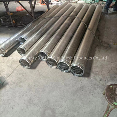 Control de areia de aço inoxidável personalizável Johnson Wedge Wire Oil Well Screen Pipe