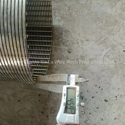 Control de areia de aço inoxidável personalizável Johnson Wedge Wire Oil Well Screen Pipe