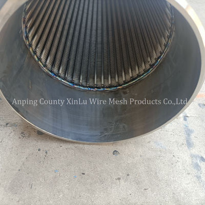 Control de areia de aço inoxidável personalizável Johnson Wedge Wire Oil Well Screen Pipe