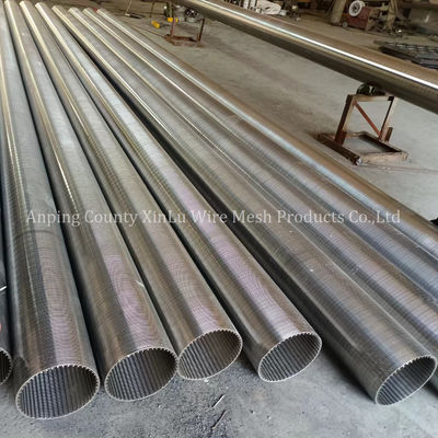 Control de areia de aço inoxidável personalizável Johnson Wedge Wire Oil Well Screen Pipe