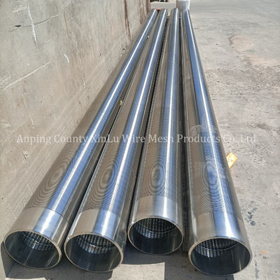Control de areia de aço inoxidável personalizável Johnson Wedge Wire Oil Well Screen Pipe