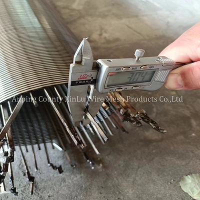 Precision Wedge Wire Continuous Slot Sand Control Screens Anéis de deflexão soltos Conexão