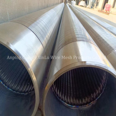 Precision Wedge Wire Continuous Slot Sand Control Screens Anéis de deflexão soltos Conexão