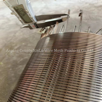 Precision Wedge Wire Continuous Slot Sand Control Screens Anéis de deflexão soltos Conexão