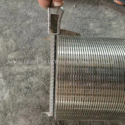 Precision Wedge Wire Continuous Slot Sand Control Screens Anéis de deflexão soltos Conexão