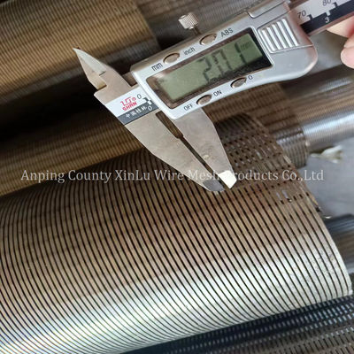 Precision Wedge Wire Continuous Slot Sand Control Screens Anéis de deflexão soltos Conexão