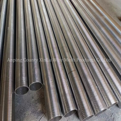 Precision Wedge Wire Continuous Slot Sand Control Screens Anéis de deflexão soltos Conexão