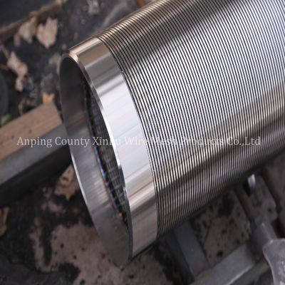 14 "tubo de tela de poço de água 3x5mm Q5.0mm fio de cunha, 300 PSI pressão de colapso