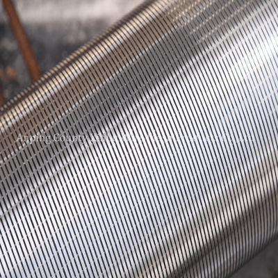 14 "tubo de tela de poço de água 3x5mm Q5.0mm fio de cunha, 300 PSI pressão de colapso