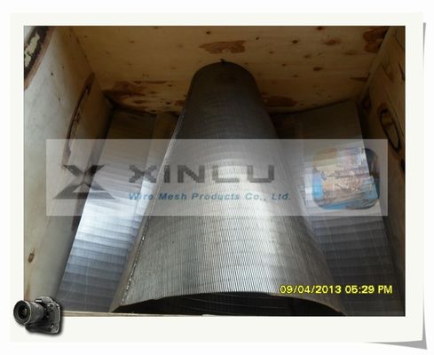 O fio 100 Mesh Filter Screen Stainless Steel da cunha personalizou para o tratamento da água