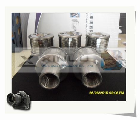 316L os bocais de aço inoxidável DN 45mm M24 rosquearam para o tratamento da água